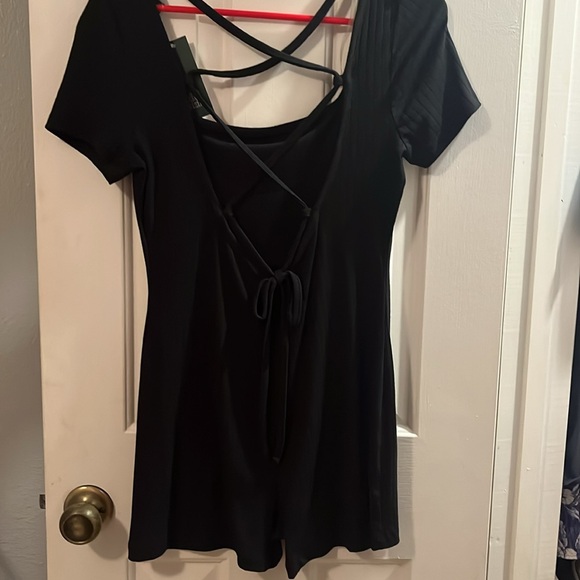 Black Wild Fable One Peice Romper - Picture 3 of 5